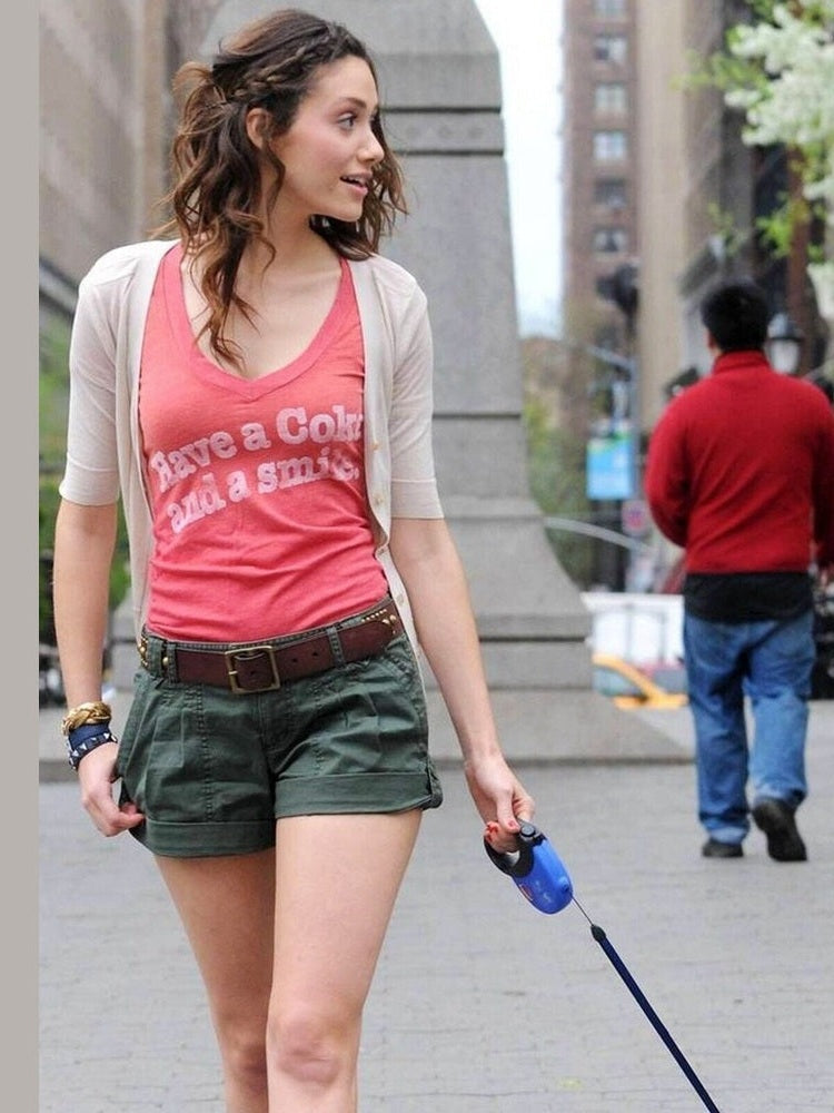 Emmy Rossum 8.5 x 11 Candid Photograph Art Print Photo Picture Collectibles:Photographic Images:Photographs Style Your Walls